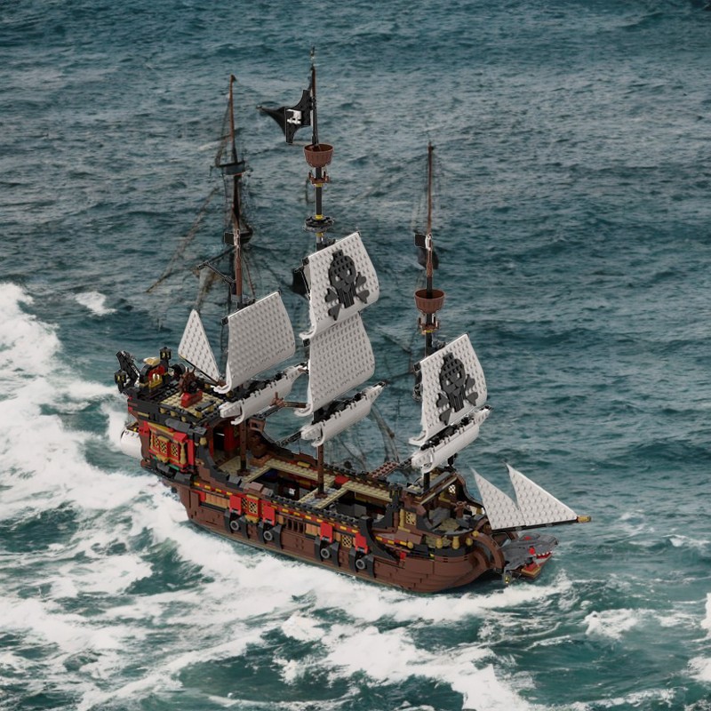 2405pcs MOC Pirates Battleship - đánh giá và giá Art Craft Idea