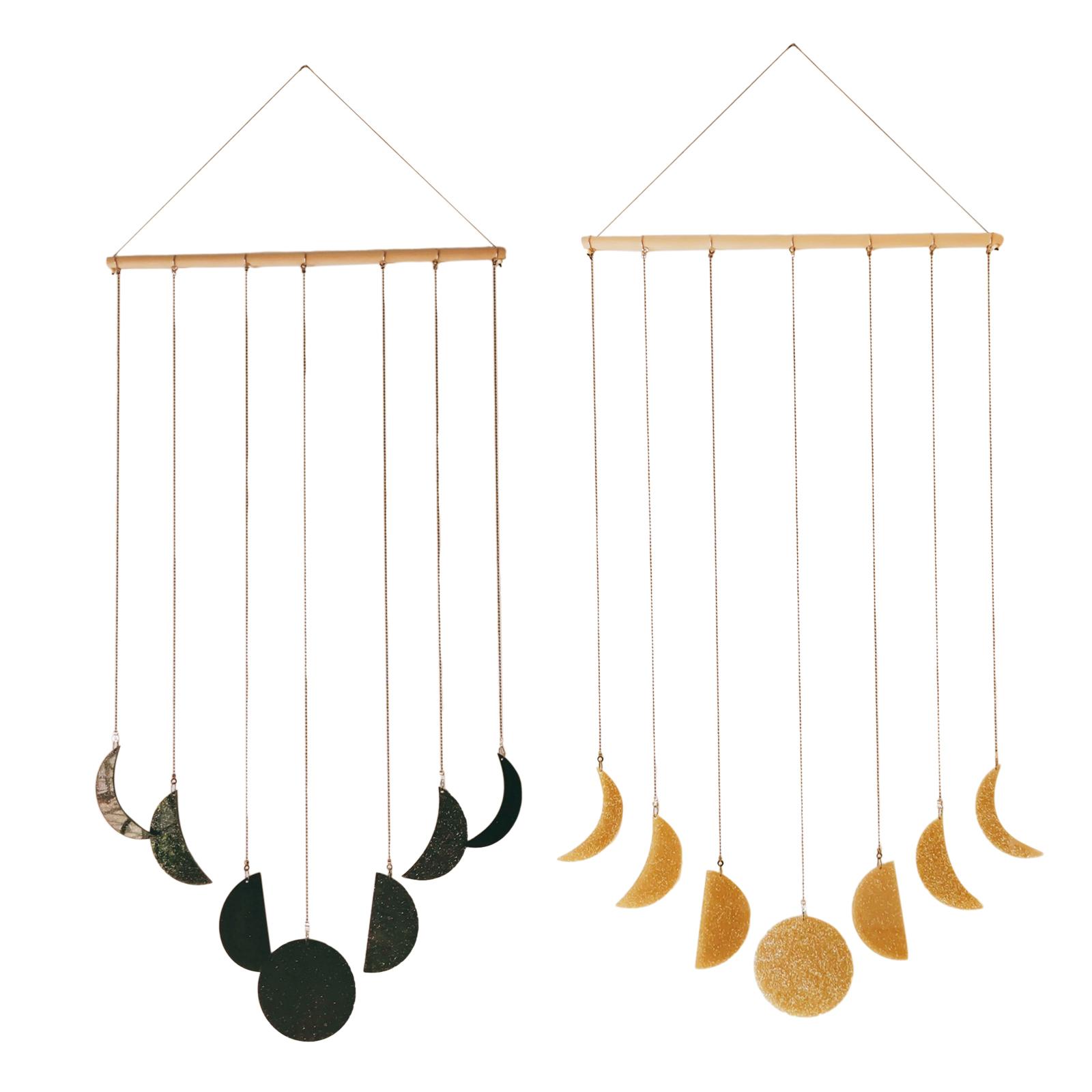 Moon Phase Wall Hanging Decor  - đánh giá và giá Art And Craft For Nursery