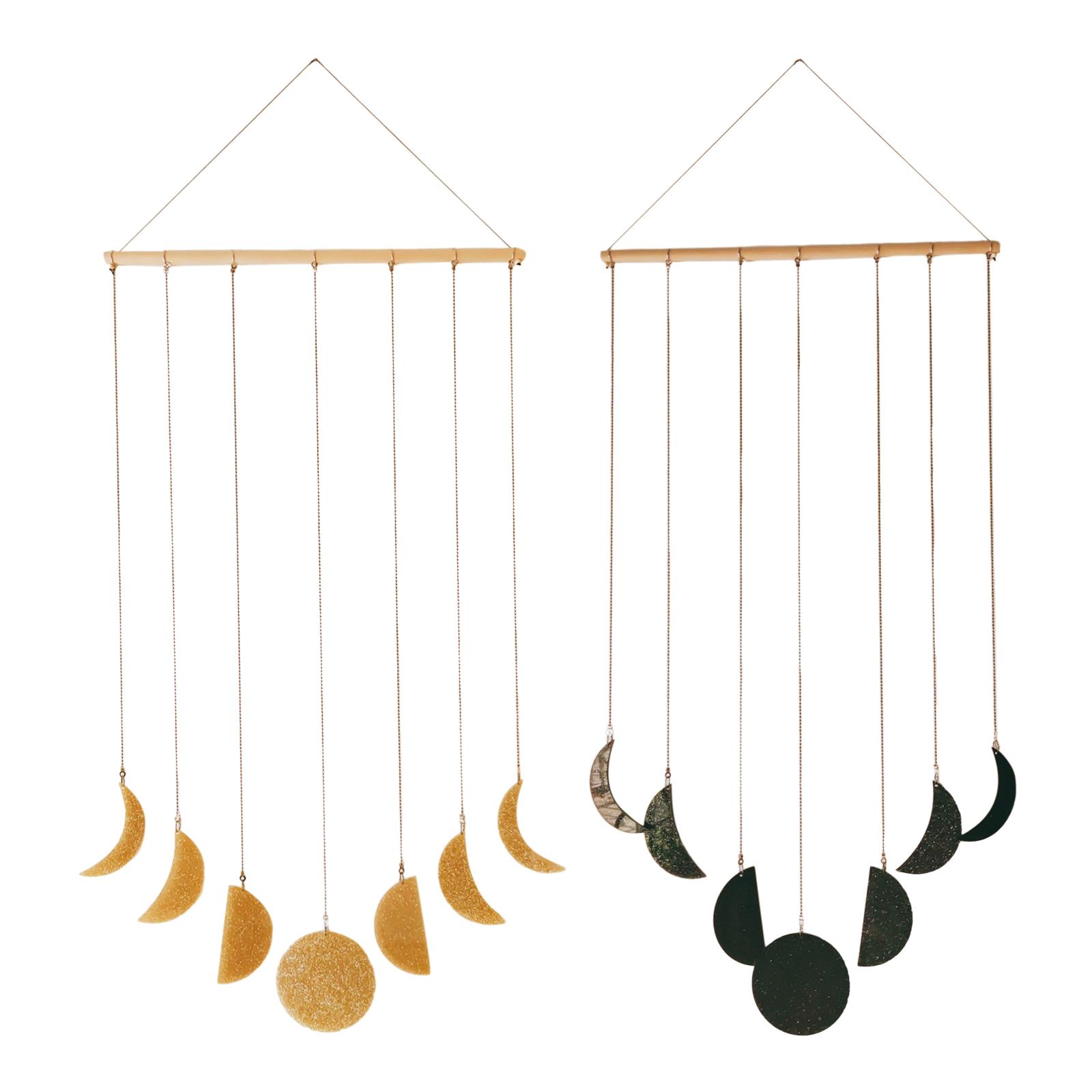 Moon Phase Wall Hanging Decor  - đánh giá và giá Art And Craft For Nursery