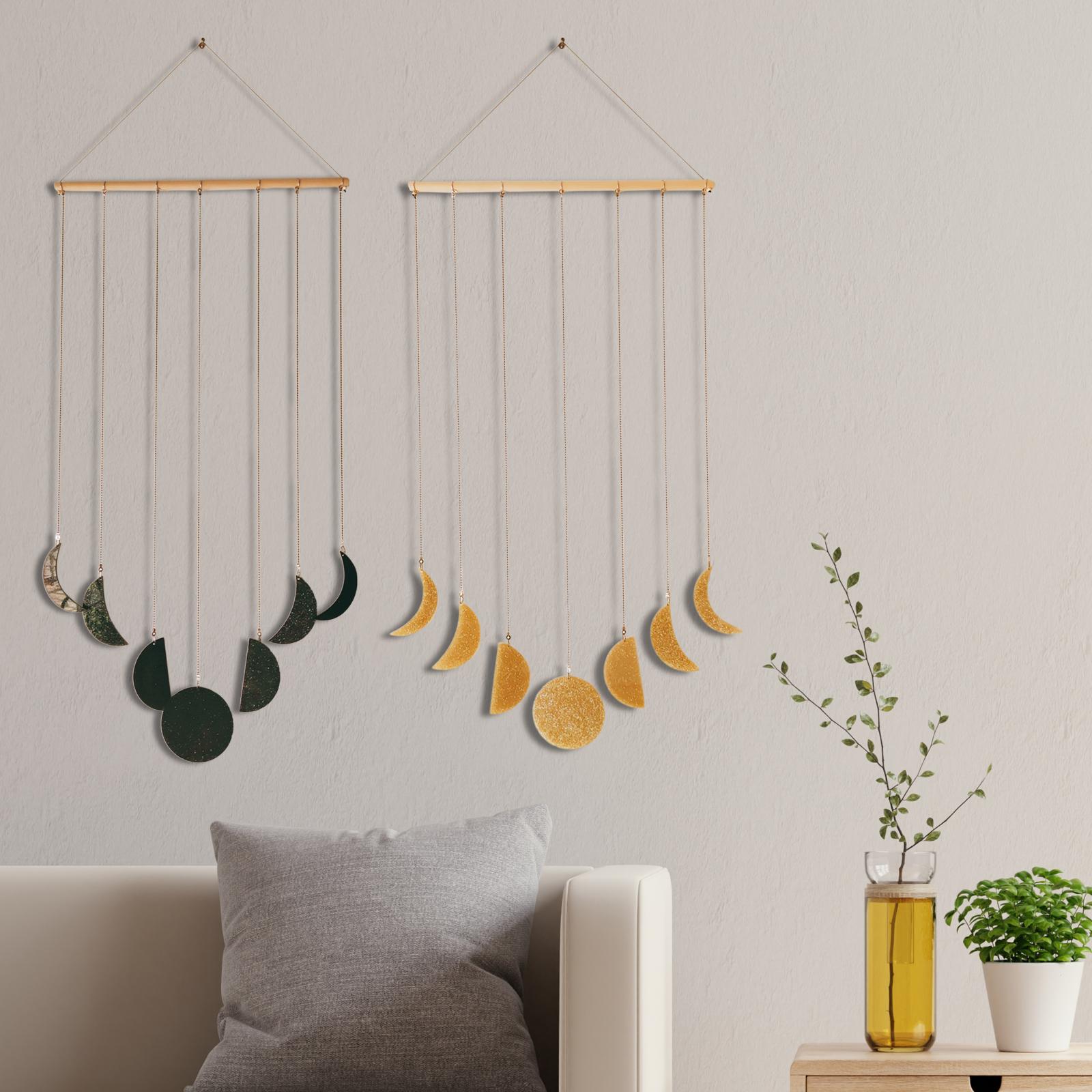 Moon Phase Wall Hanging Decor  - đánh giá và giá Art And Craft For Nursery