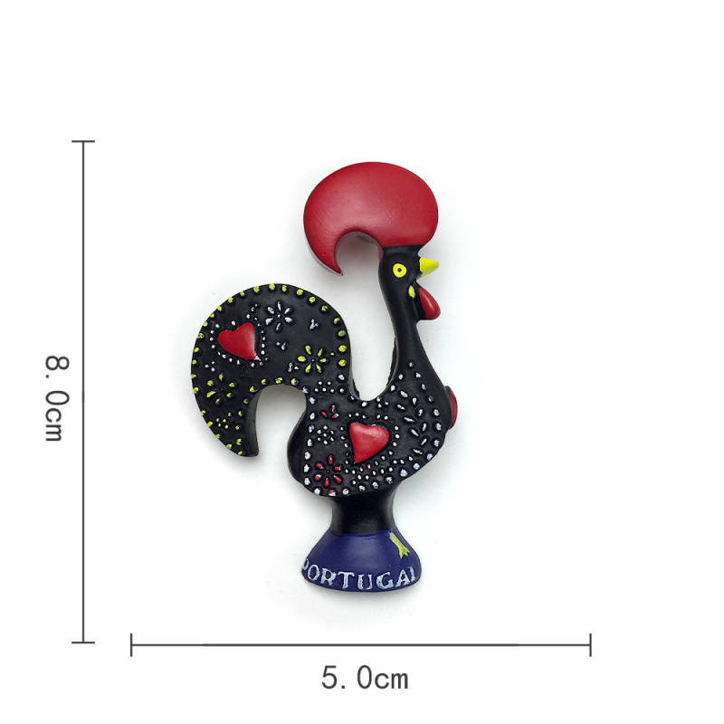 3D Portugal Gallic Rooster Mag - đánh giá và giá Art Craft Magnet