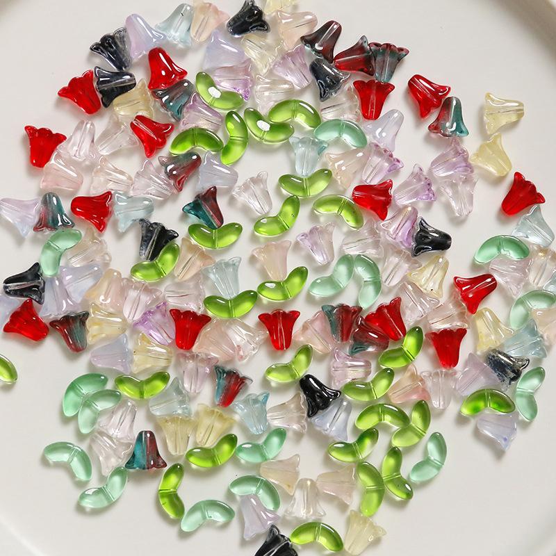 Lampwork  Flower Beads 30Pcs M - đánh giá và giá Art Craft Flower Making