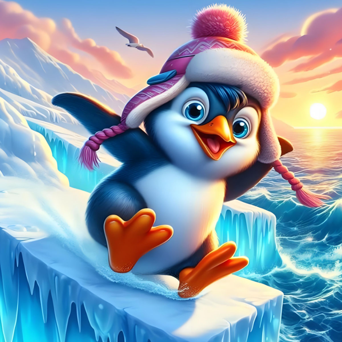 Skiing Penguin Pattern Diamond - đánh giá và giá Art Craft Kits For Adults