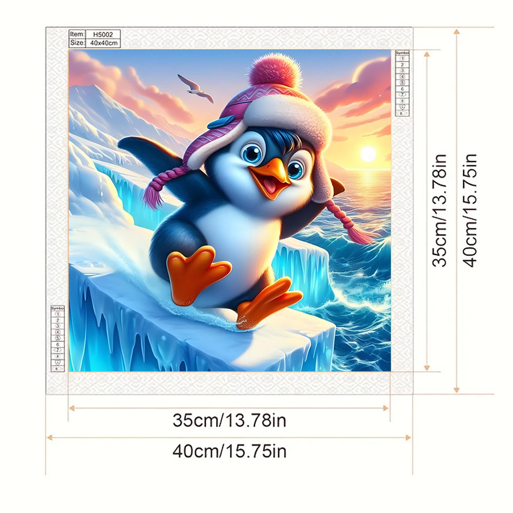 Skiing Penguin Pattern Diamond - đánh giá và giá Art Craft Kits For Adults