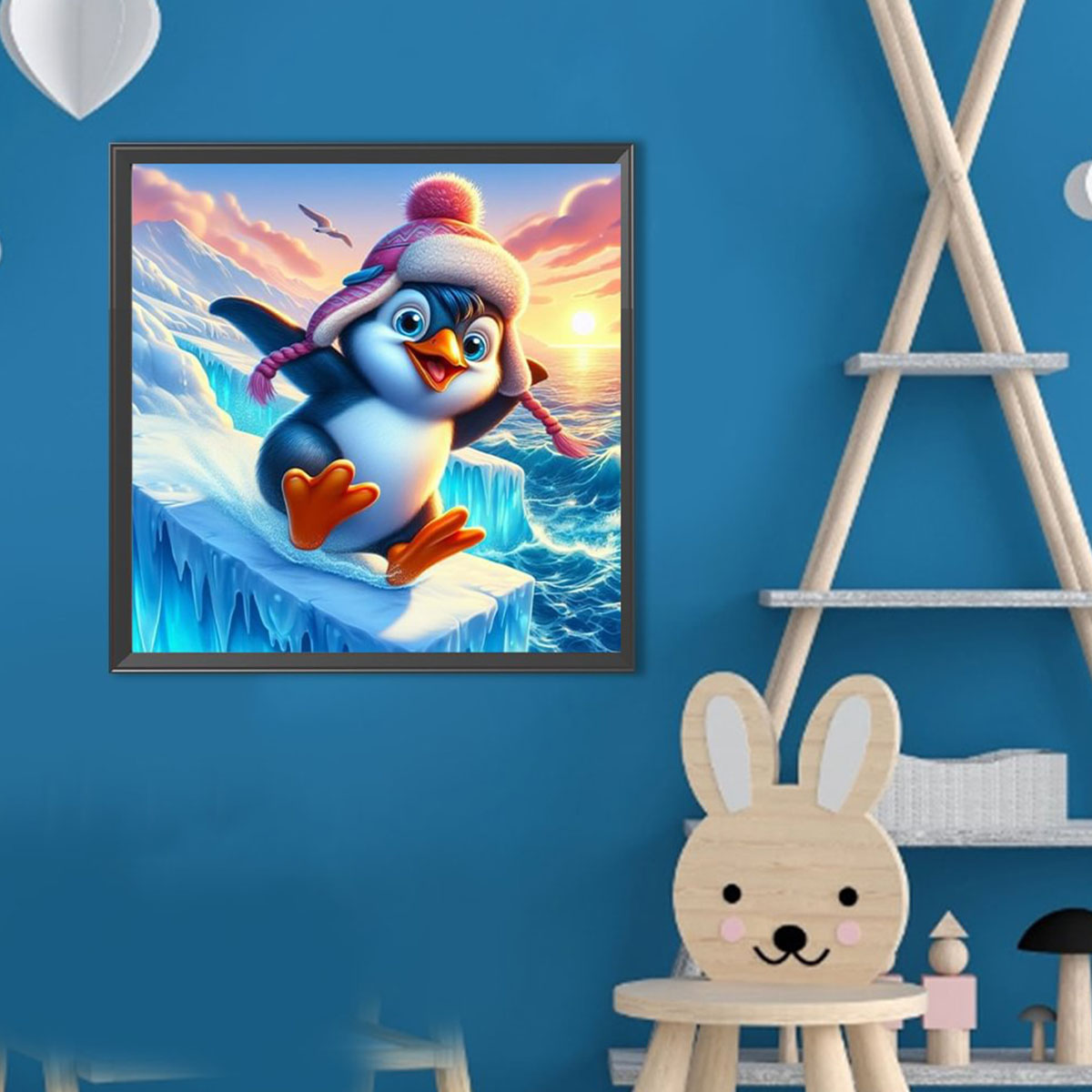 Skiing Penguin Pattern Diamond - đánh giá và giá Art Craft Kits For Adults