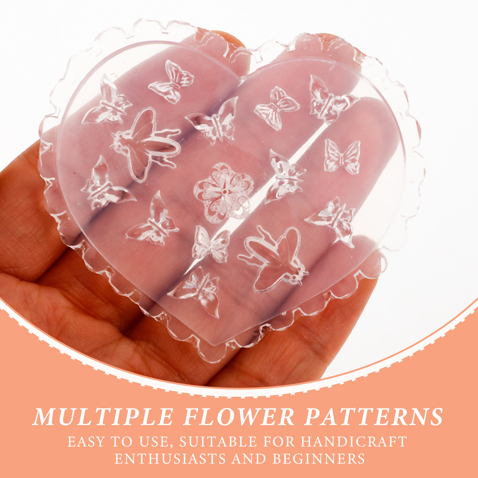 8Pcs Butterfly Bow Flower Poly - đánh giá và giá Art Craft Flower Making