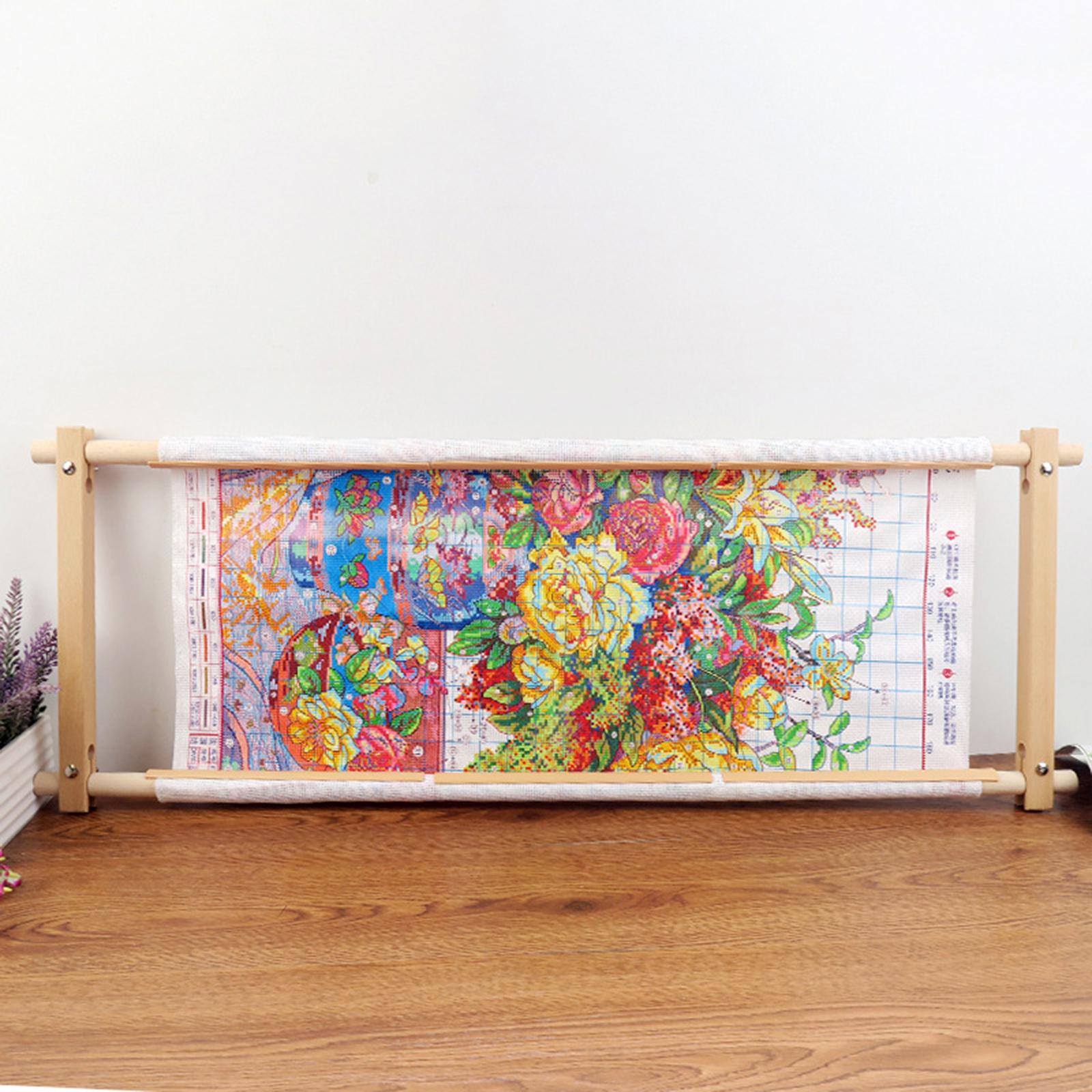 Beech Embroidery Scroll Frame  - đánh giá và giá Loom Weaving Frame