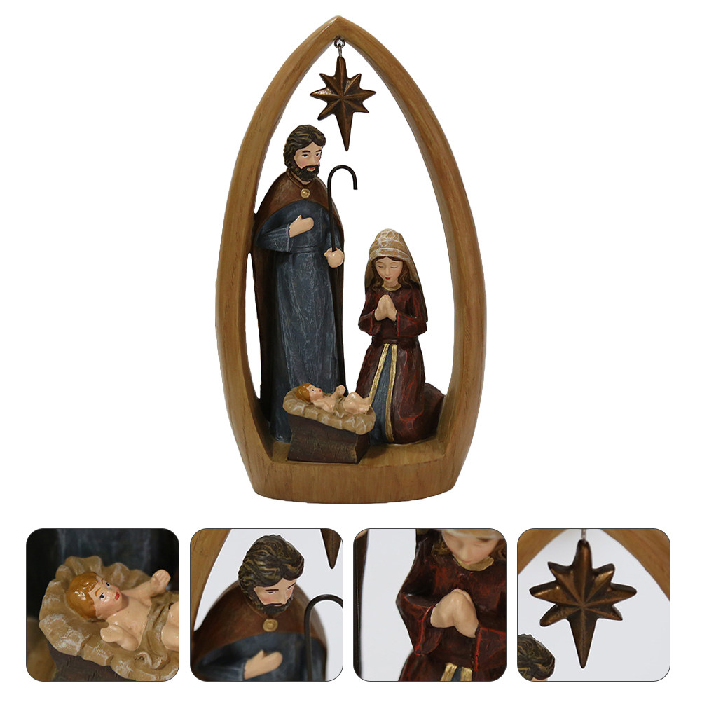 1Pcs Nativity Scene Christian  - đánh giá và giá Art Craft Bar