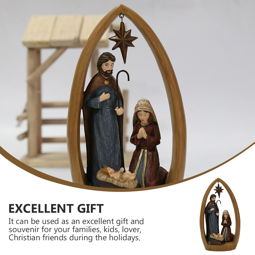 1Pcs Nativity Scene Christian  - đánh giá và giá Art Craft Bar