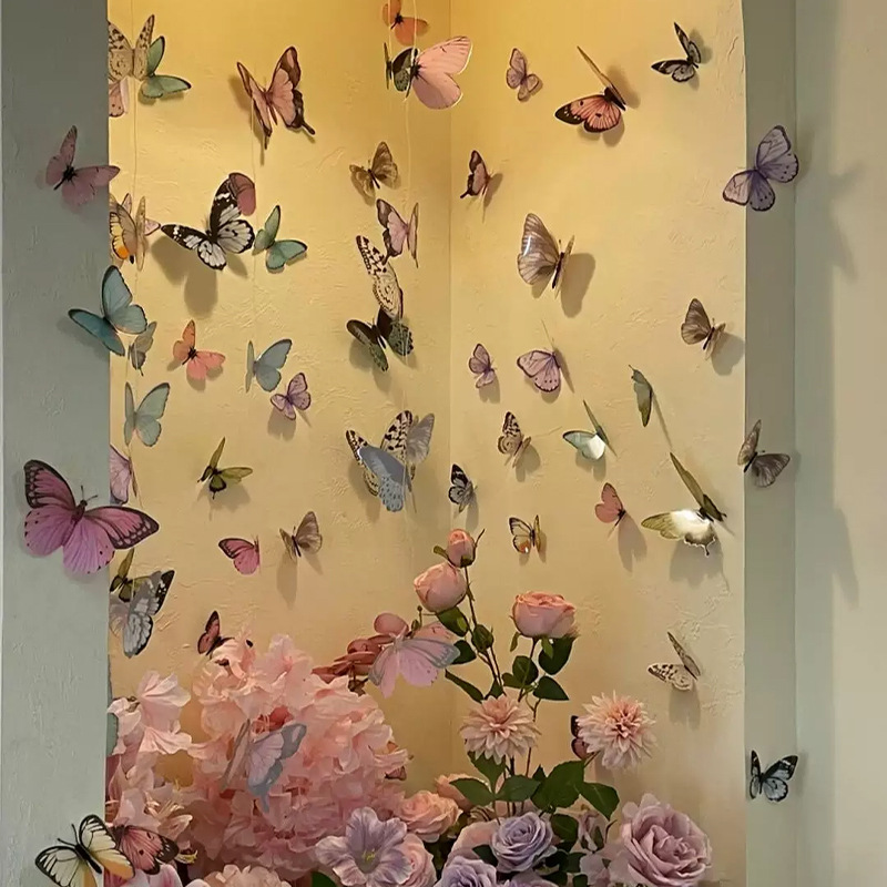 12pcs 3D Butterfly Wall Sticke - đánh giá và giá Art Craft Event
