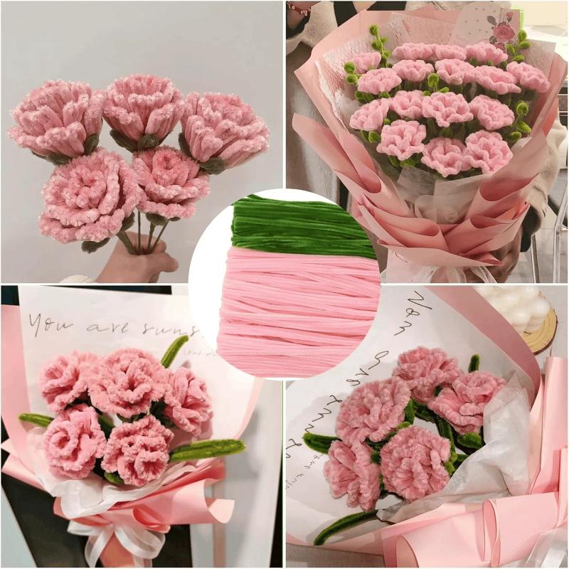 200/300Pcs Chenille Stems 30cm - đánh giá và giá Art Craft Flower Making