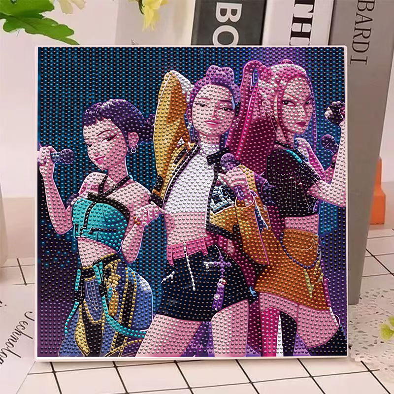 Anime Hunters Gilrs Lumi Mila  - đánh giá và giá Art Craft Painting