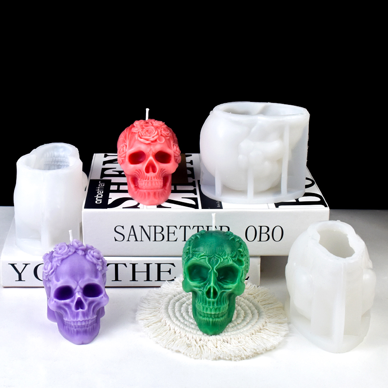 New Halloween Skull Silicone C - đánh giá và giá Art Craft Flower Making