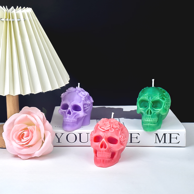 New Halloween Skull Silicone C - đánh giá và giá Art Craft Flower Making