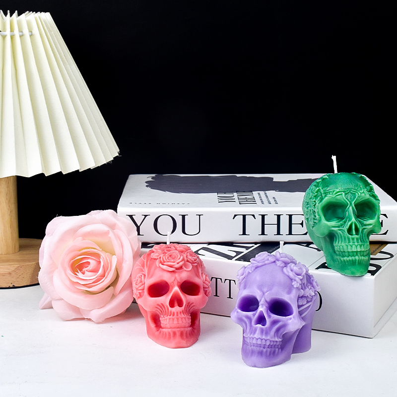 New Halloween Skull Silicone C - đánh giá và giá Art Craft Flower Making