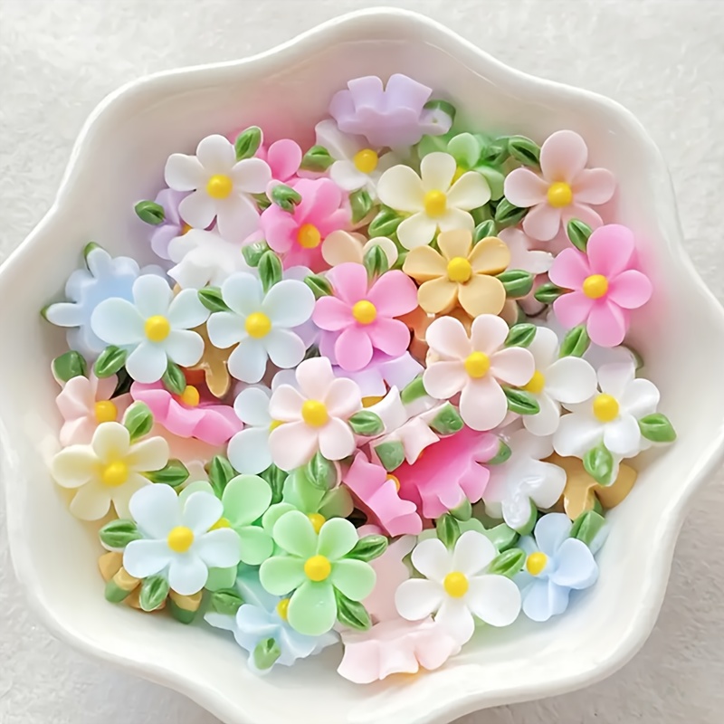 20pcs Resin Mini Flower and Le - đánh giá và giá Art Craft Flower Making