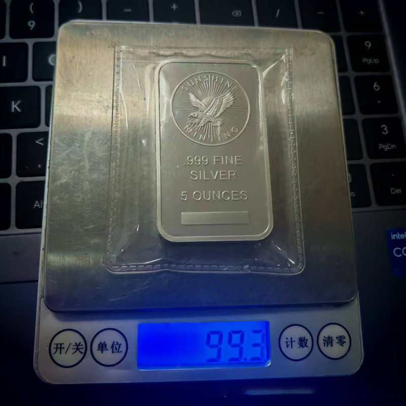 5 Oz Sunshine Minting Silver B - đánh giá và giá Art Craft Bar