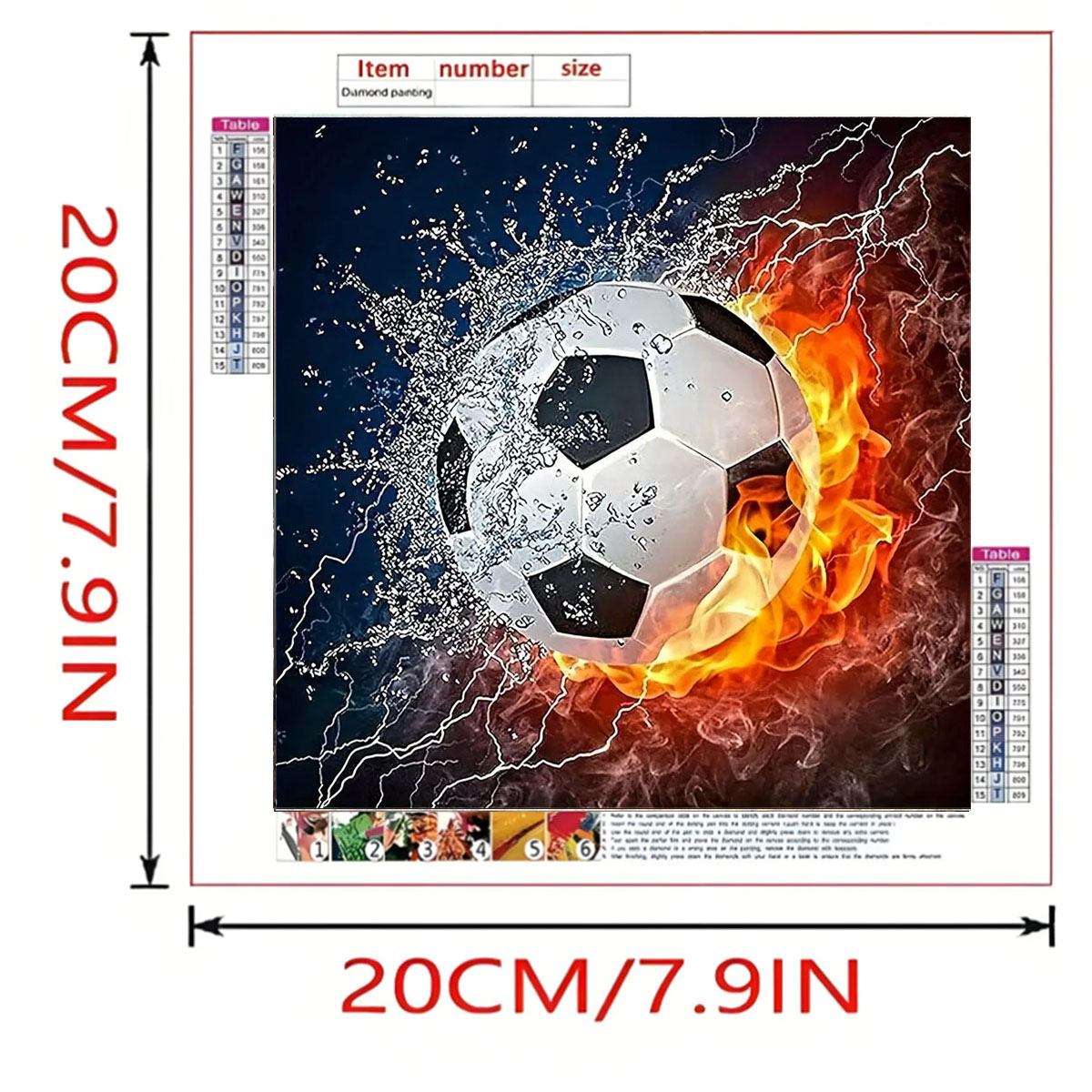 A Set of Football Diamond Pain - đánh giá và giá Art Craft Kits For Adults
