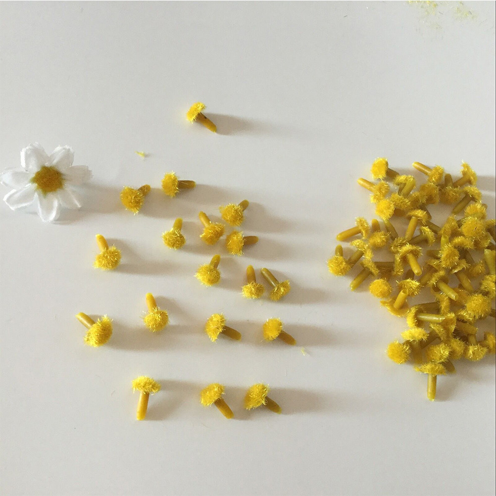 200Pcs Sunflower Stamens Simul - đánh giá và giá Art Craft Flower Making