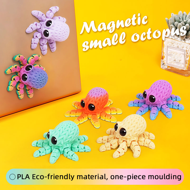 Adorable 3D Printed Octopus Fr - đánh giá và giá Art Craft Magnet