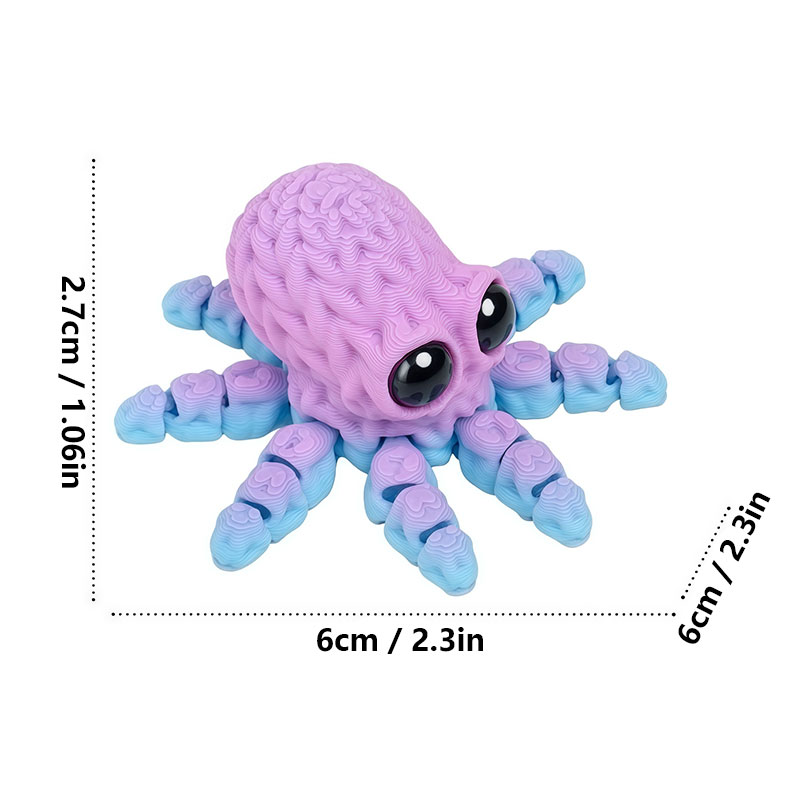Adorable 3D Printed Octopus Fr - đánh giá và giá Art Craft Magnet