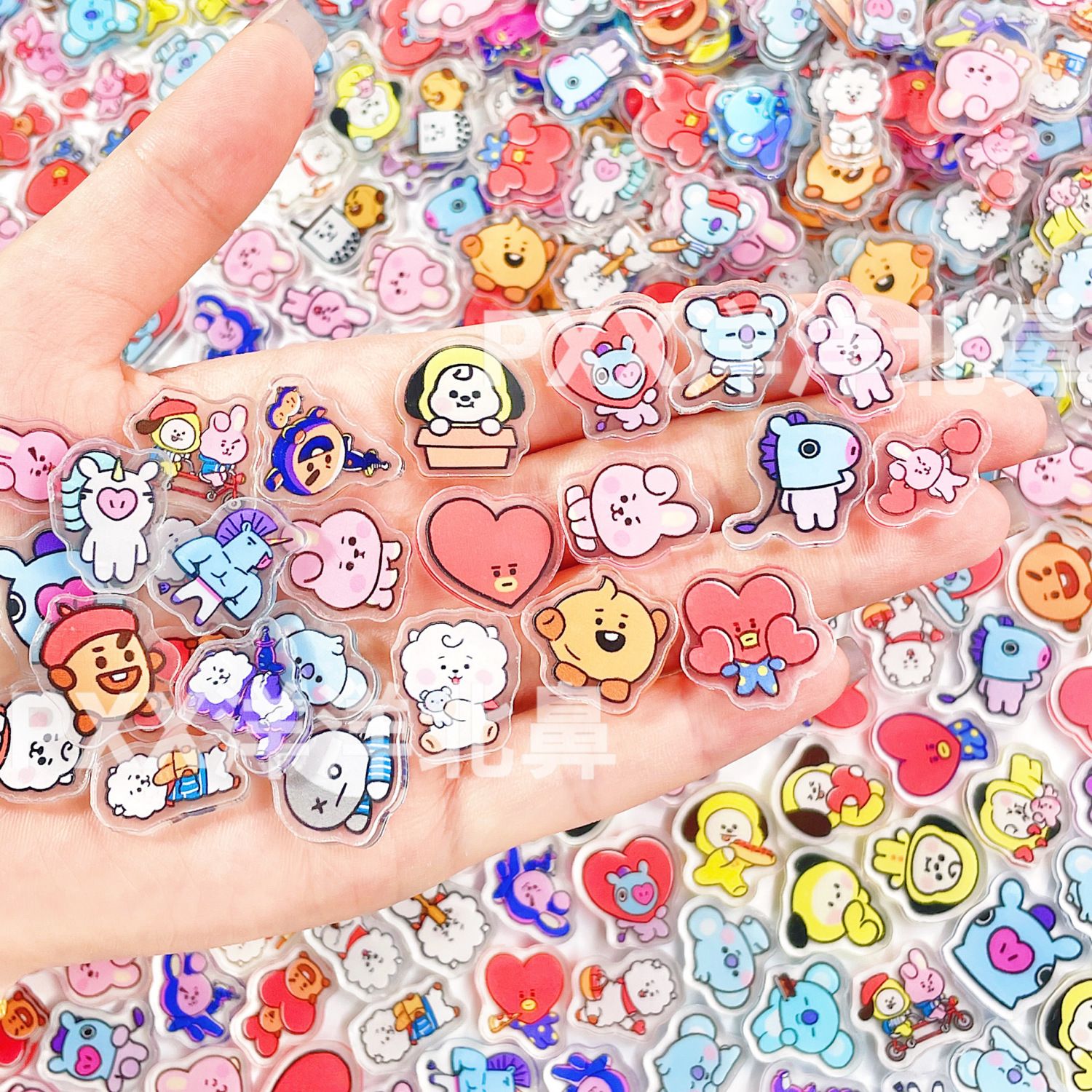 100pcs BT21 BTS single-layer 2 - đánh giá và giá Art Craft Material