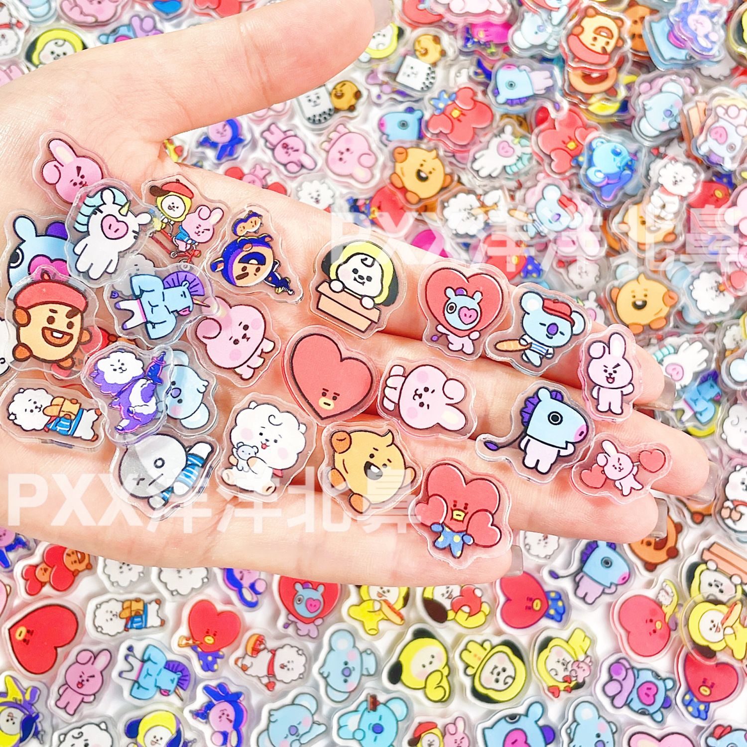 100pcs BT21 BTS single-layer 2 - đánh giá và giá Art Craft Material