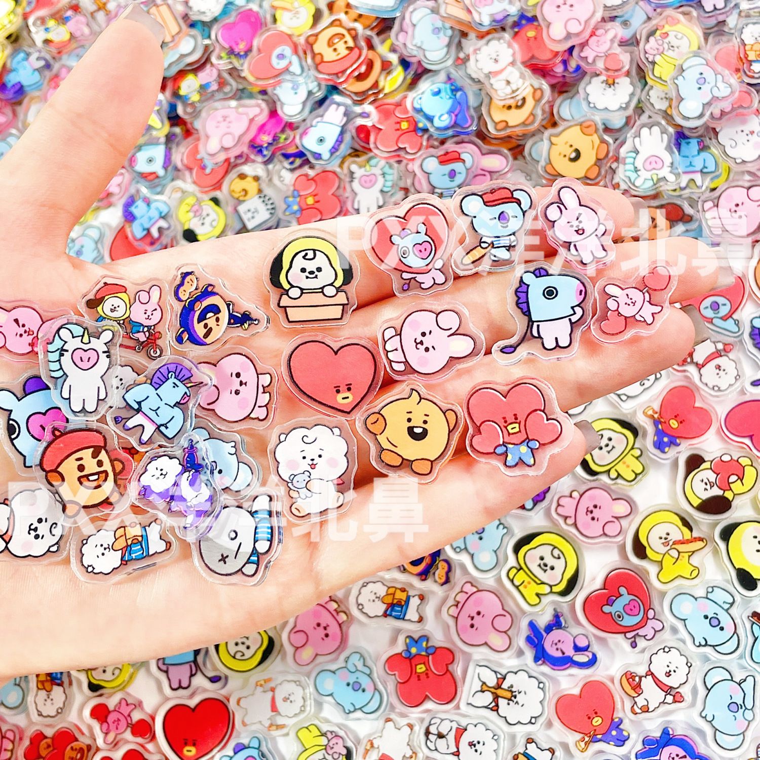100pcs BT21 BTS single-layer 2 - đánh giá và giá Art Craft Material