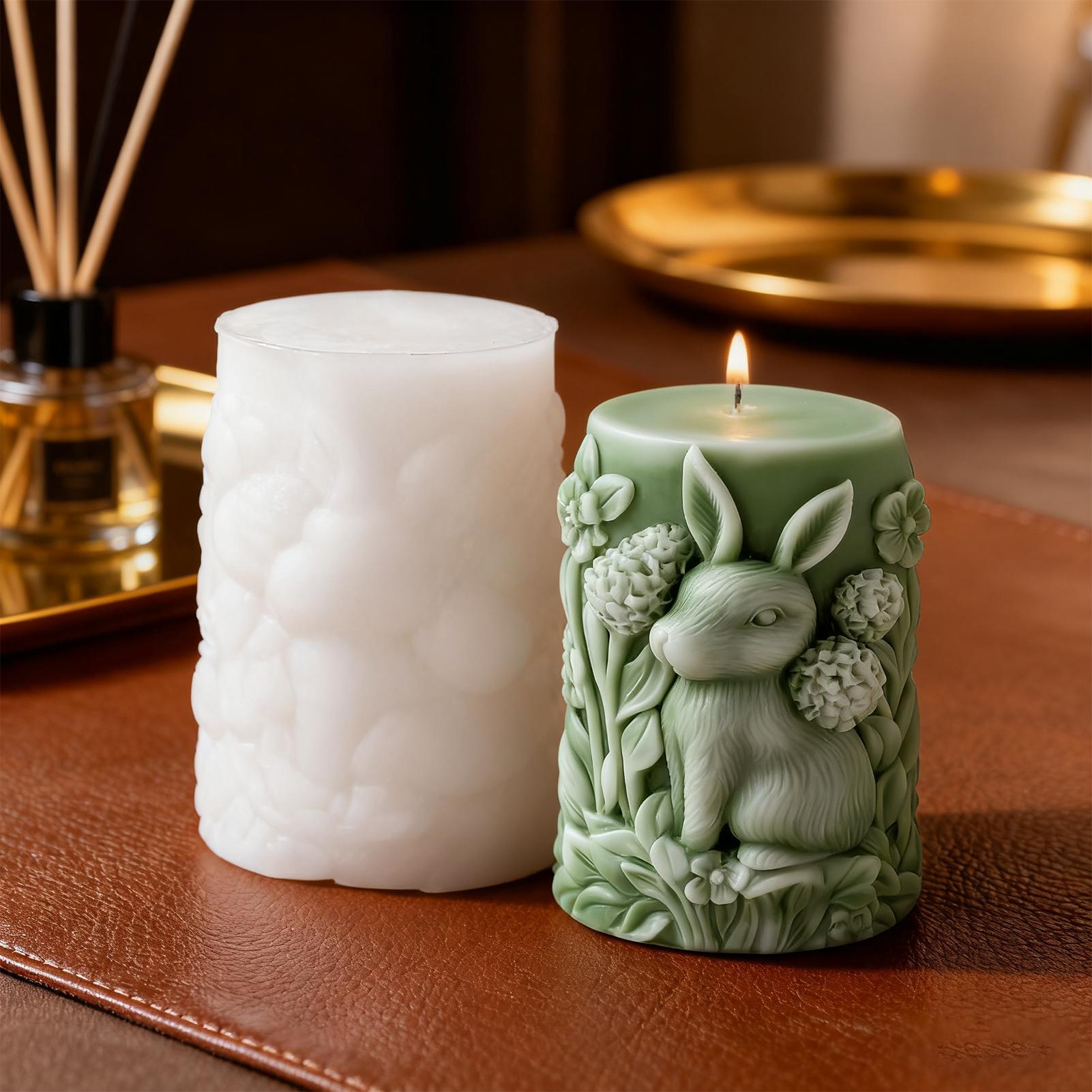 Candle Making Molds Bunny Flow - đánh giá và giá Art Craft Flower Making