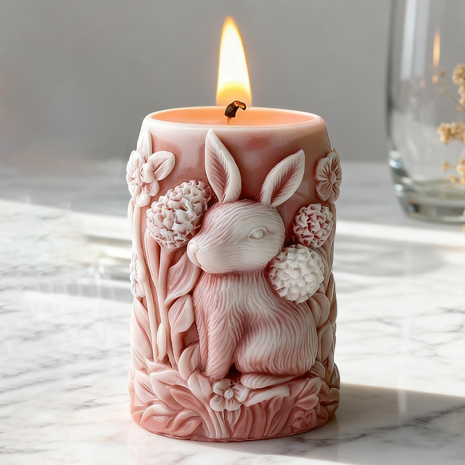 Candle Making Molds Bunny Flow - đánh giá và giá Art Craft Flower Making