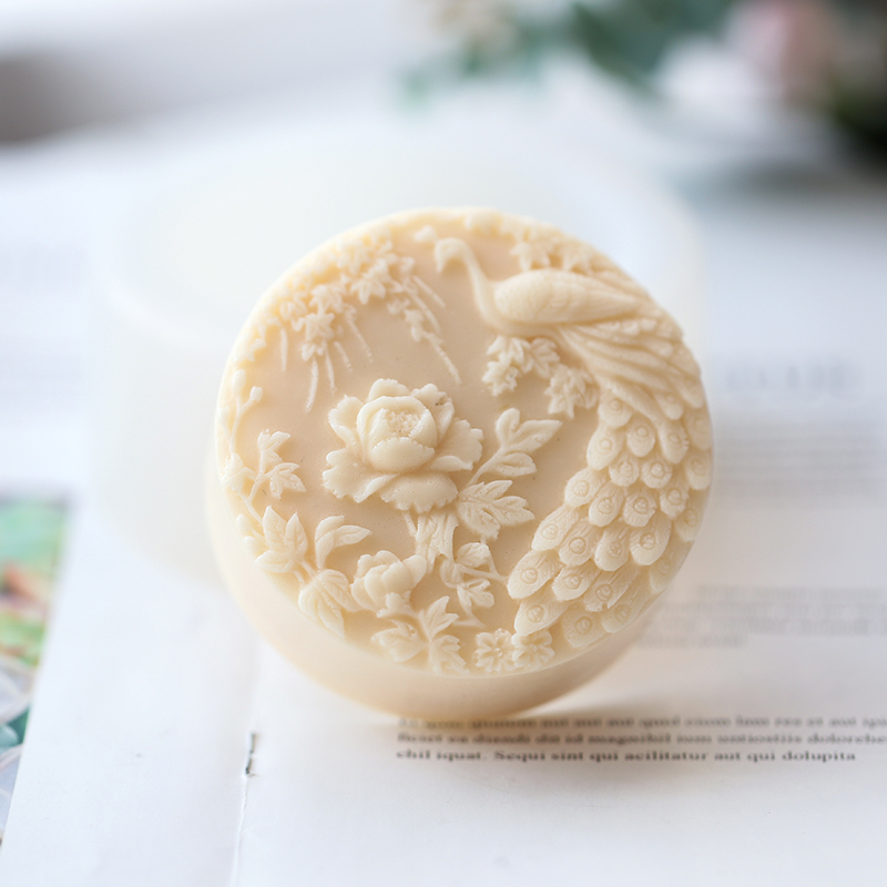 Chim Công Họa Tiết Hoa Xà Phồn - đánh giá và giá Art Craft Flower Making
