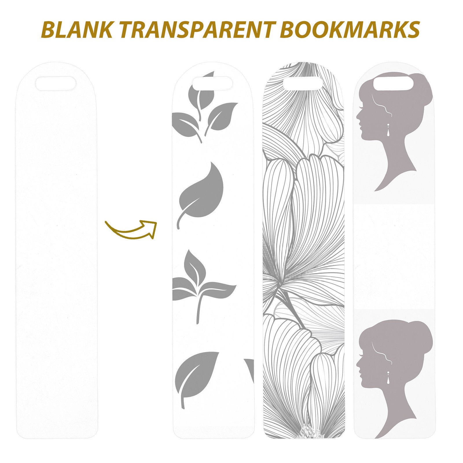 10Pcs Clear Acrylic Bookmarks  - đánh giá và giá Art Craft Idea