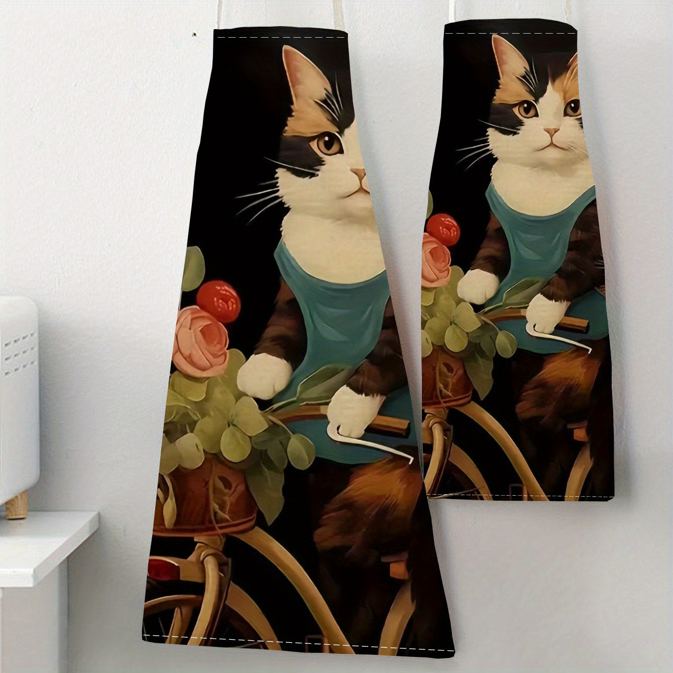 Linen Apron Funny Cat Sunglass - đánh giá và giá Art Craft Idea