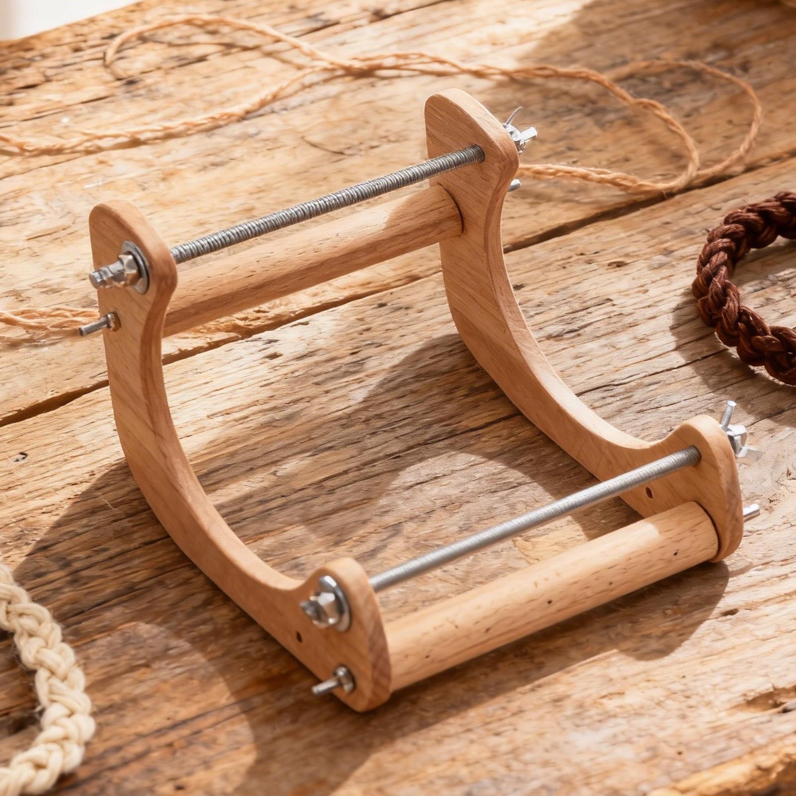 1pc Wood Beading Loom Adjustab - đánh giá và giá Loom Weaving Frame