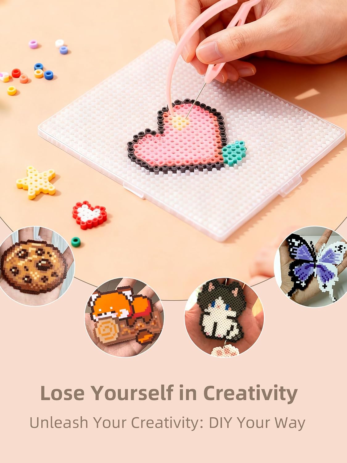 Fuse Beads Kit-Easy DIY-96 Col - đánh giá và giá Art Craft And
