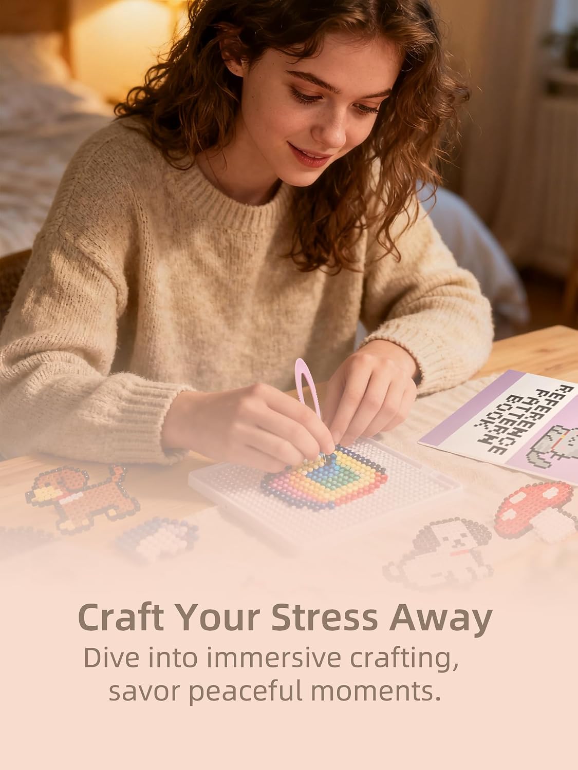 Fuse Beads Kit-Easy DIY-96 Col - đánh giá và giá Art Craft And