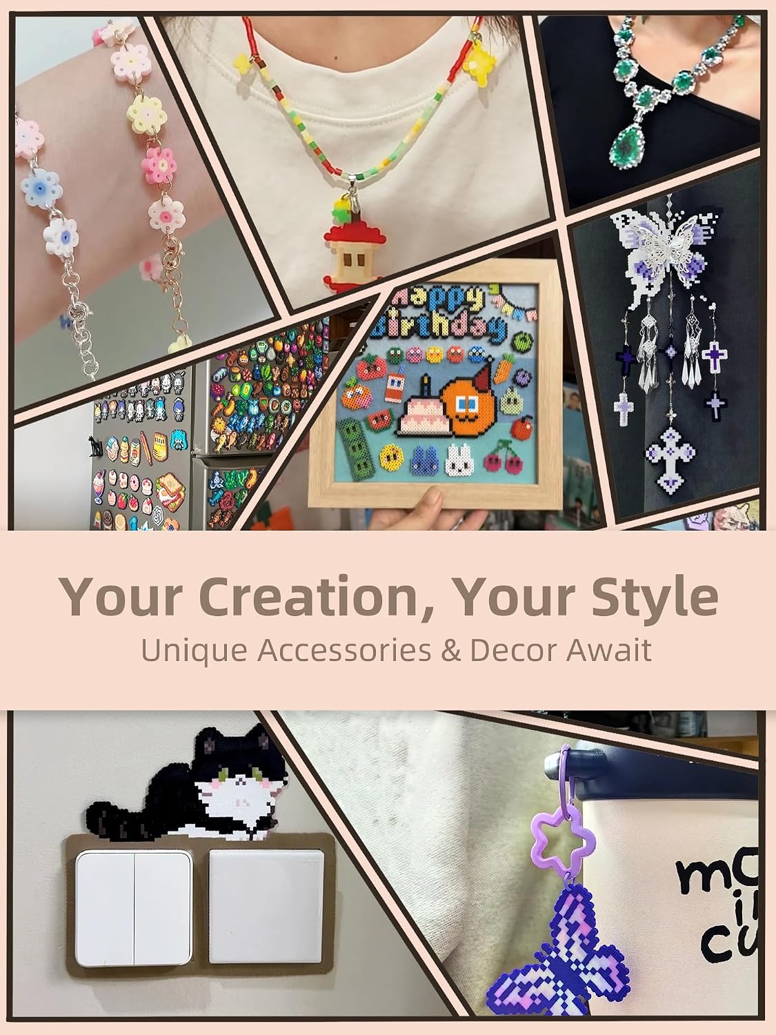 Fuse Beads Kit-Easy DIY-96 Col - đánh giá và giá Art Craft And